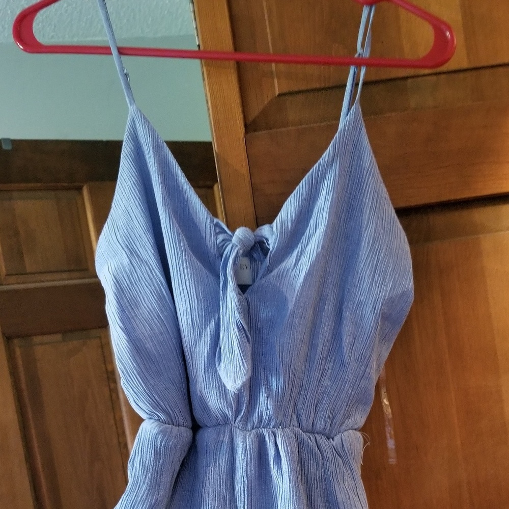 Blue romper with ribbon - Picture 3 of 4